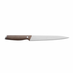 Нож для мяса с рукоятью из темного дерева 20см Essentials