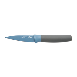 Нож для очистки 8,5см цвет лезвия голубой Leo