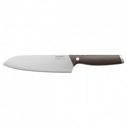 Нож сантоку с рукоятью из темного дерева 17,5см Essentials