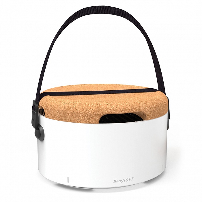 Барбекю настольный цвет белый 35x35x22 см Leo