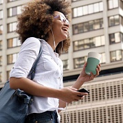 Дорожная кружка фарфоровая 330мл Leo