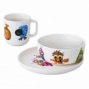 Фарфоровый набор 3пр белый