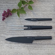 Вилка для мяса 17см черного цвета Ron 