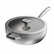 Leo Graphite Сковорода-вок с крышкой 28 см, 4,9л