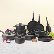 Ковш 18 см 2,0 л Leo cast alu 